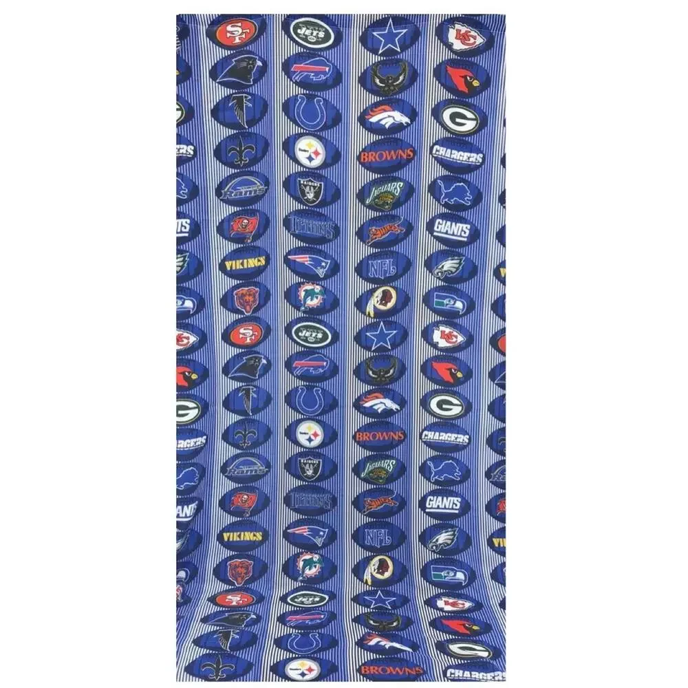 NFL 90s vintage team logos twin flat sheet 1990s